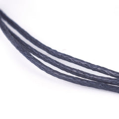 Waxed Cotton Cord 1mm Black 100yd/Roll