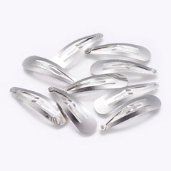 *1 7/8" Nickel Hair Clips 10/pk