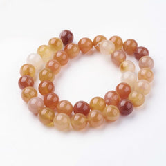 Carnelian Beads 6mm Round (Natural) 15-16" Strand