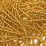 10/0 Czech 3 Cut Seed Beads Silver Lined Gold Hank
