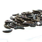 *Czech Crescent Beads Matte Bronze Vega 5g Vial
