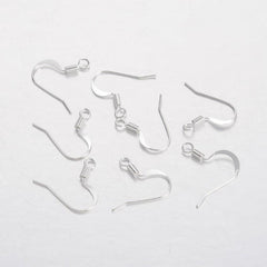 Silver Fish Hook Earrings 100/pk