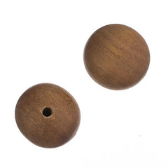 8mm Light Brown Sandalwood Beads 25/Strand