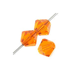 Preciosa Bicone 4mm Sun Each