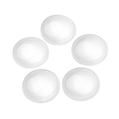 Glass Cabochons, 25mm Round Clear 10/pk