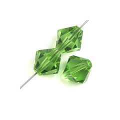 4mm Peridot Preciosa Bicone Each