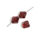 Preciosa Bicone 4mm Siam Each