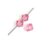 Preciosa Bicone 4mm Rose Each