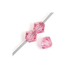 4mm Rose Preciosa Bicone Each