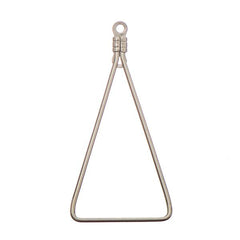 41mm Nickel Triangle Hoop 50/pk