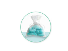 Organza Bags 3x4" White 6/pk