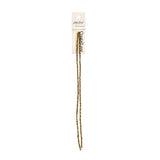 Crystal Lane Rondelle 1.5x2.5mm Opaque Gold Iris 246/Strand