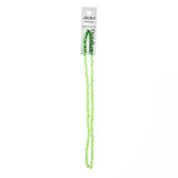 Crystal Lane Rondelle 3x4mm Transparent Green AB 2x7" Strand