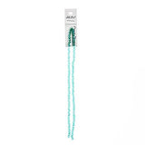 Crystal Lane Rondelle 3x4mm Transparent Dark Green AB 110/Strand