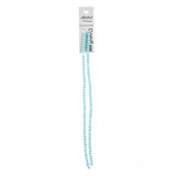Crystal Lane Rondelle 3x4mm Opaque Light Blue 2x7" Strand