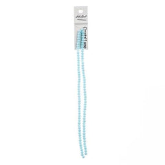 Crystal Lane Rondelle 3x4mm Opaque Light Blue 110/Strand