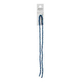 Crystal Lane Rondelle 3x4mm Opaque Blue Iris 2x7" Strand