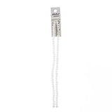 Crystal Lane Rondelle 4x6mm Opaque White Matt 2x7" Strand