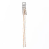 Crystal Lane Rondelle 4x6mm Opaque Cream AB 2x7" Strand