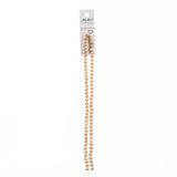 Crystal Lane Rondelle 4x6mm Tr Lt Champagne Luster 2x7" Strand