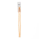 Crystal Lane Rondelle 4x6mm Opaque Cream 2x7" Strand