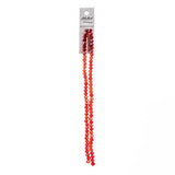Crystal Lane Rondelle 4x6mm Transparent Red AB 2x7" Strand
