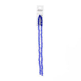 Crystal Lane Rondelle 4x6mm Transparent Sapphire AB 2x7" Strand