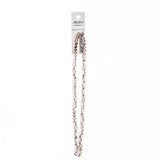 Crystal Lane Rondelle 4x6mm Tr Half Copper Iris 2x7" Strand
