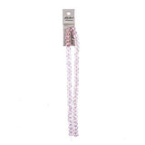 Crystal Lane Rondelle 6x8mm Transparent Pink AB 2x7" Strand