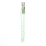 Crystal Lane Rondelle 8x10mm Opaque Light Green 2x7" Strand