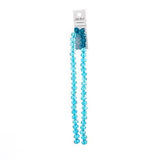 Crystal Lane Rondelle 8x10mm Transparent Blue AB 2x7" Strand