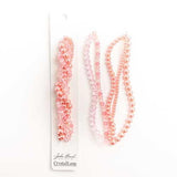 Crystal Lane Twisted Bead Strands Waxflower