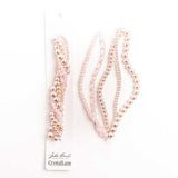 Crystal Lane Twisted Bead Strands Peony