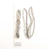 Crystal Lane Twisted Bead Strands Dusty Miller