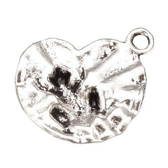 3/4" Frog On A Lily Pad Metal Charm 5/pk