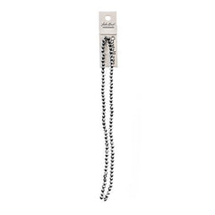 Crystal Lane Bicone 4mm Opaque Silver Iris 96/Strand