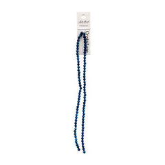 Crystal Lane Bicone 4mm Opaque Blue Iris 96/Strand