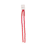 Crystal Lane Bicone 6mm Transparent Red 2x7" Strand