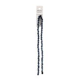 Crystal Lane Bicone 6mm Op Gunmetal Luster 2x7" Strand