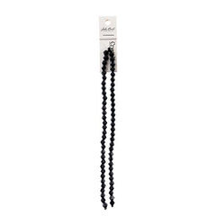 Crystal Lane Bicone 6mm Opaque Black 64/Strand