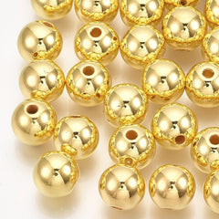 8mm Craft Pearls Metallic Gold 100/pk