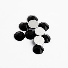 Crystal Lane Flat Back Stones ss12 (3mm) Jet 432pcs