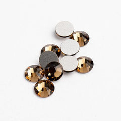 Crystal Lane Flat Back Stones ss16 (4mm) Smoked Topaz 288pcs