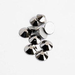 Crystal Lane Flat Back Stones ss30 (6.5mm) Hematite 72pcs