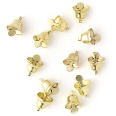 3/8" Gold Liberty Bells 12/pk