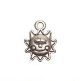 Sun Charm Made With A Smile 16x13mm 25/pk