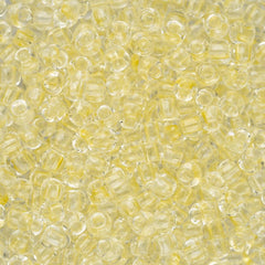 11/0 Toho Seed Beads #2721 Yellow Crystal / Bright Green 8-9g Vial