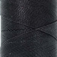 Knot It Waxed Brazilian Cord 1mm Black 144m Spool