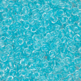 11/0 Toho Seed Beads #2723 Baby Blue / Bright Green 8-9g Vial