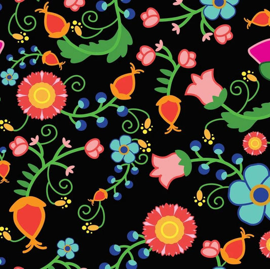Cotton Fabric Bee Spring Night - Half Yard